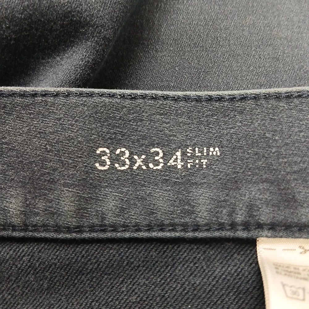 Banana Republic‎ Traveler Pants Men 33 Slim Fit Blue Jeans Wash 33x34